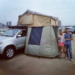 Extension tente de toit - Road trip 4×4 en Afrique